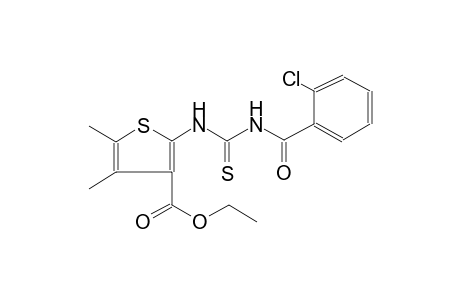 2-[(2-chlorobenzoyl)thiocarbamoylamino]-4,5-dimethyl-thiophene-3-carboxylic acid ethyl ester