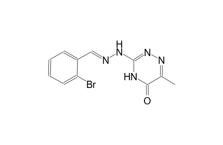 benzaldehyde, 2-bromo-, (4,5-dihydro-6-methyl-5-oxo-1,2,4-triazin-3-yl)hydrazone
