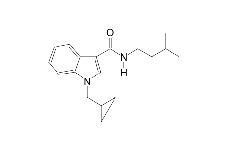 1-Cyclopropylmethyl-N-(3-methylbutyl)-1H-indole-3-carboxamide