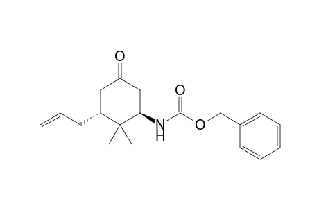 3.beta.-[(Benzyloxycarbonyl)amino]-4,4-dimethyl-5.alpha.-(2'-propenyl)cyclohexan-1-one