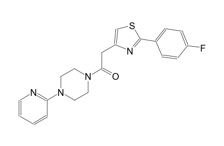 piperazine, 1-[[2-(4-fluorophenyl)-4-thiazolyl]acetyl]-4-(2-pyridinyl)-