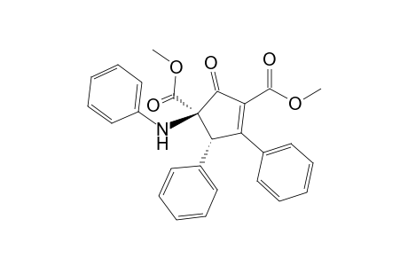 cis-Dimethyl 5-(Phenylamino)-3,4-diphenylcyclopent-2-en-1-one-2,5-dicarboxylate