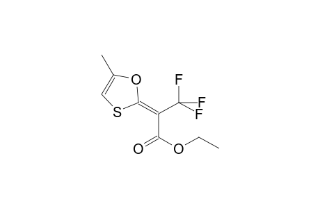 3,3,3-Trifluoro-2-(5-methyl-[1,3]oxathiol-2-ylidene)-propionic acid ethyl ester