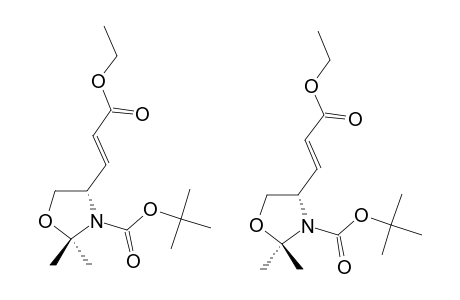 (4S)-(1'(E)-ETHOXYCARBONYLVINYL)-2,2-DIMETHYLOXAZOLIDINE-3-CARBOXYLIC-ACID-TERT.-BUTYLESTER