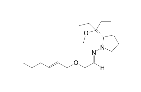 (S)-2-(1-Ethyl-1-methoxypropyl)-1-[2-((E)-hex-2-enyloxy)-1-ethylidenamono]pyrrolidine