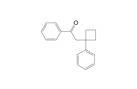 1-PHENYL-2-(1-PHENYLCYCLOBUTYL)-ETHANONE
