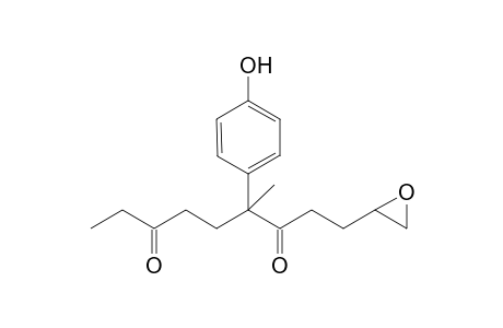 3,7-Nonanedione, 4-(4-hydroxyphenyl)-4-methyl-1-oxiranyl-