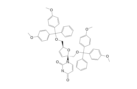 1-[3',4-DIDEHYDRO-3',4'-DIDEOXY-1',6'-DI-O-(4,4'-DIMETHOXYTRITYL)-BETA-D-PSICOFURANOSYL]-URACIL