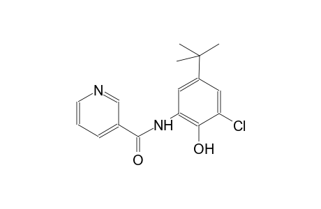 3-pyridinecarboxamide, N-[3-chloro-5-(1,1-dimethylethyl)-2-hydroxyphenyl]-