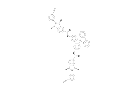 Fluorene-9,9-diyldi-4,1-phenylene bis[2-(3-ethynylphenyl)-1,3-dioxoisoindolin-5-carboxylate]