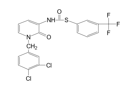 1-(3,4-DICHLOROBENZYL)-1,2-DIHYDRO-2-OXOTHIO-3-PYRIDINECARBAMIC ACID, S-(alpha,alpha,alpha-TRIFLUORO-m-TOLYL) ESTER