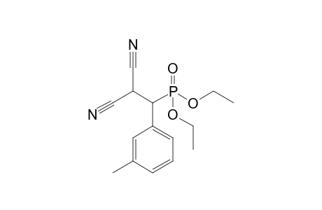 Diethyl 2,2-dicyano-1-m-tolylethylphosphonate