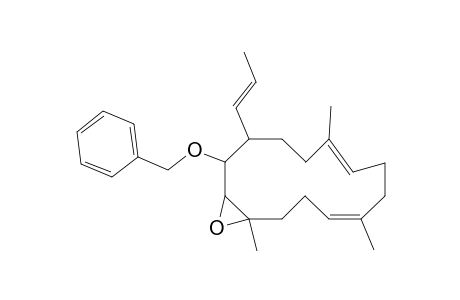 Benzyl (1RS,2SR,3SR,6E,10E,14SR)-2,3-Epoxy-14-(2-propenyl)-3,7,11-trimethyl-6,10-cyclotetradecadien-1-yl Ether