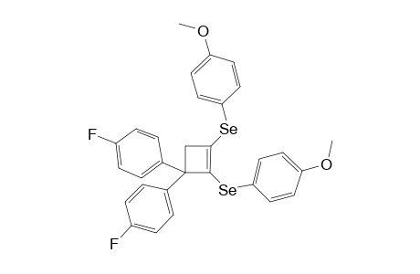 1-[4,4-bis(4-fluorophenyl)-2-(4-methoxyphenyl)selanyl-cyclobuten-1-yl]selanyl-4-methoxy-benzene