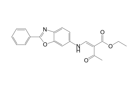 6-{[2'-Acetyl-2'-(ethoxycarbonyl)ethenyl]amino}-2-phenylbenzoxazole