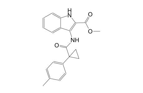 methyl 3-({[1-(4-methylphenyl)cyclopropyl]carbonyl}amino)-1H-indole-2-carboxylate