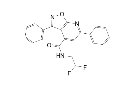 isoxazolo[5,4-b]pyridine-4-carboxamide, N-(2,2-difluoroethyl)-3,6-diphenyl-