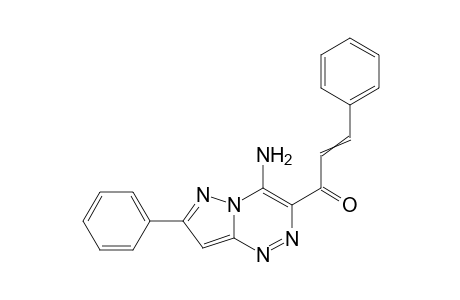 1-(4-amino-7-phenyl-pyrazolo[5,1-c][1,2,4]triazin-3-yl)-3-phenyl-prop-2-en-1-one