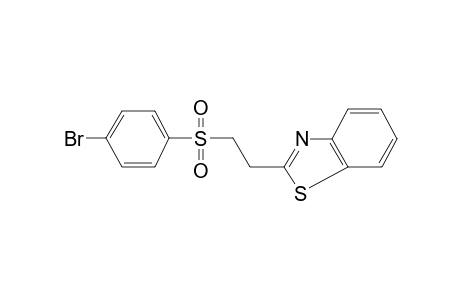 2-(2-[(4-Bromophenyl)sulfonyl]ethyl)-1,3-benzothiazole