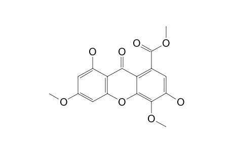 8-CARBOXYMETHYL-1,6-DIHYDROXY-3,5-DIMETHOXYXANTHONE