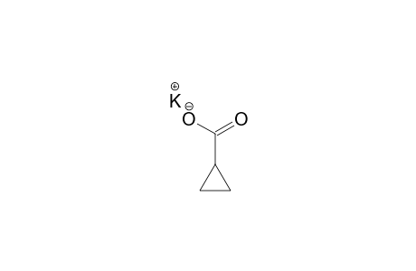 Cyclopropanecarboxylic acid, potassium salt
