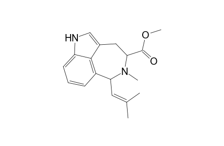 Methyl 5-methyl-6-(2-methyl-1-propenyl)-3,4,5,6-tetrahydro-1H-azepino[5,4,3-cd]indole-4-carboxylate