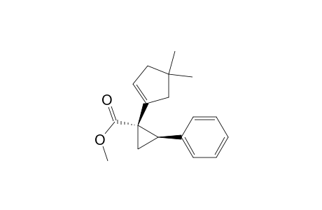 Methyl 2.beta.-Phenyl-1.beta.-(4,4-dimethyl-1-cyclopenten-1-yl)cyclopropane-1-carboxylate