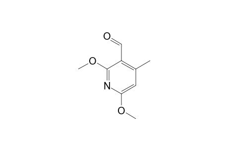 3-Pyridinecarboxaldehyde, 2,6-dimethoxy-4-methyl-