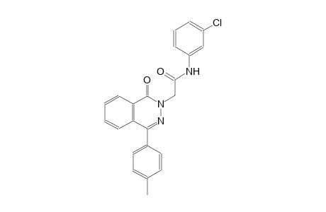 N-(3-chlorophenyl)-2-(4-(4-methylphenyl)-1-oxo-2(1H)-phthalazinyl)acetamide