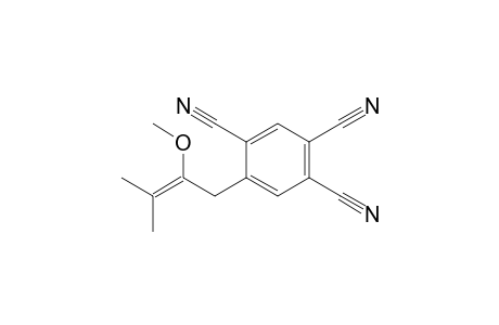 5-(2-Methoxy-3-methyl-but-2-enyl)benzene-1,2,4-tricarbonitrile