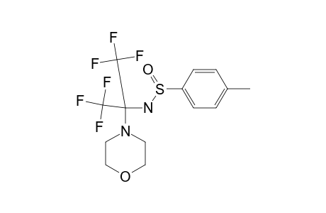 N-[2,2,2-TRIFLUORO-1-MORPHOLINO-1-(TRIFLUOROMETHYL)-ETHYL]-PARA-TOLUOLSULFIN-ACID-AMIDE