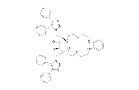 2,5-O-[BENZENE-1,2-DIYL-BIS-(OXYETHYLENEOXYETHYL)]-1,6-DIDEOXY-1,6-BIS-(4,5-DIPHENYL-1,2,3-TRIAZOL-1-YL)-D-MANNITOL