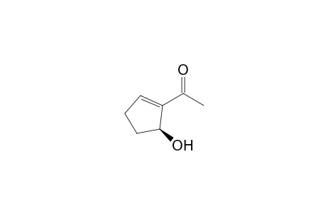 1-[(5S)-5-hydroxy-1-cyclopentenyl]ethanone