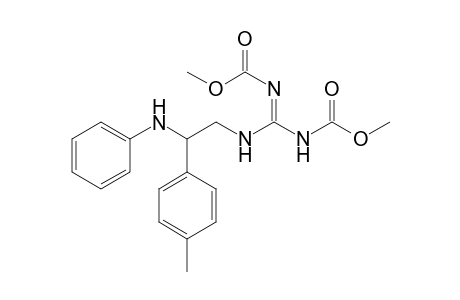 1,2-Bis(methoxycarbonyl)-3-[2-anilino-2-(4-methylphenyl)ethyl]guanidine