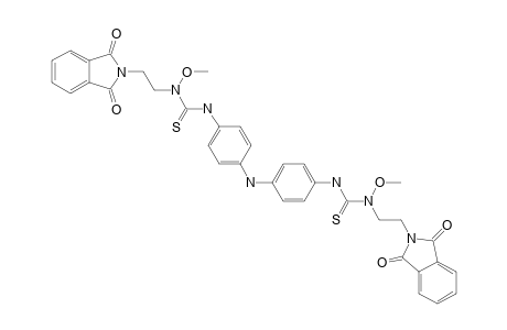 1,1'-(4,4'-AZANEDIYLBIS-(4,1-PHENYLENE))-BIS-(3-2-(1,3-DIOXOINDOLIN-2-YL)-ETHYL)-3-METHOXYTHIOUREA)