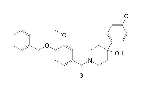 4-piperidinol, 4-(4-chlorophenyl)-1-[[3-methoxy-4-(phenylmethoxy)phenyl]carbonothioyl]-