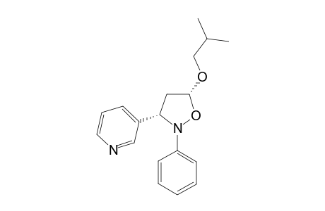 SYN-5-ISOBUTOXY-2-PHENYL-3-(3-PYRIDYL)-ISOXAZOLIDINE
