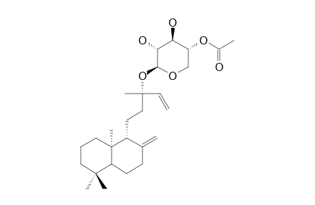 ENT-MANOOL-13-O-BETA-D-4'-ACETYLXYLOPYRANOSIDE