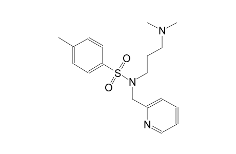 N-[3-(dimethylamino)propyl]-4-methyl-N-(2-pyridinylmethyl)benzenesulfonamide