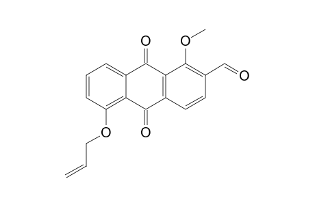 2-FORMYL-1-METHOXY-5-(PROP-2'-ENYLOXY)-ANTHRAQUINONE
