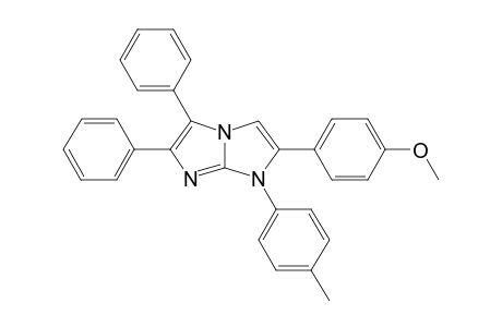 1H-Imidazo[1,2-a]imidazole, 2-(4-methoxyphenyl)-1-(4-methylphenyl)-5,6-diphenyl-