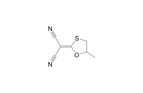 2-(5-Methyl-1,3-oxathiolan-2-ylidene)propanedinitrile