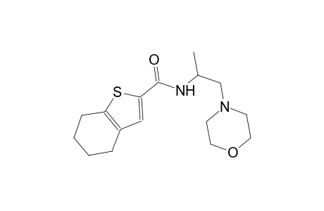 N-[1-methyl-2-(4-morpholinyl)ethyl]-4,5,6,7-tetrahydro-1-benzothiophene-2-carboxamide