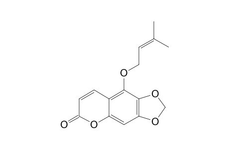 5-(3-METHYL-2-BUTENYLOXY)-6,7-METHYLENEDIOXYCOUMARIN