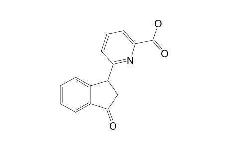 6-(3-OXO-INDAN-1-YL)-PYRIDINE-2-CARBOXYLIC-ACID