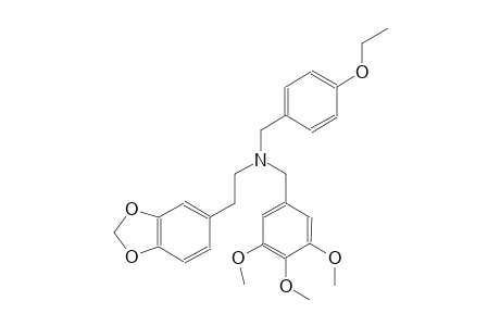 2-(1,3-benzodioxol-5-yl)-N-(4-ethoxybenzyl)-N-(3,4,5-trimethoxybenzyl)ethanamine
