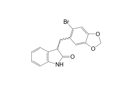 3-(6-bromopiperonylidene)-2-indolinone