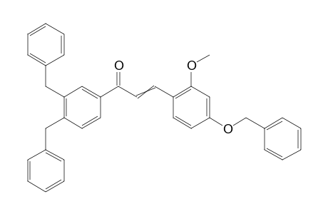 1,2-Dibenzyl-4-[3-(4-benzyloxy-2-methoxyphenyl)-1-oxoprop-2-en-1-yl]benzene