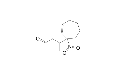 1-Nitro-1-(4-oxo-2-butyl)-2-cycloheptene