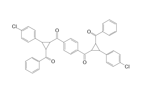 1,4-bis{2"-Benzoyl-3"-(4"'-chlorophenyl)]cyclopropylcarbonyl}benzene